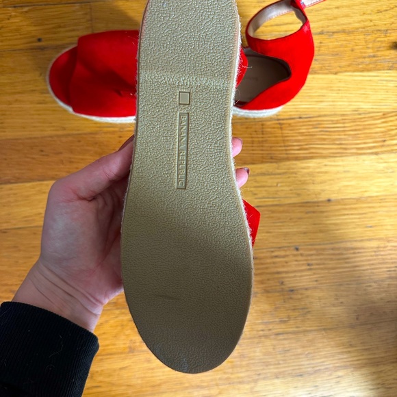 Banana republic suede red platform espadrilles - Picture 3 of 4